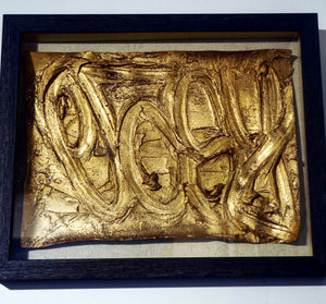 "Easy: Gold Texture on Paper" by Easy